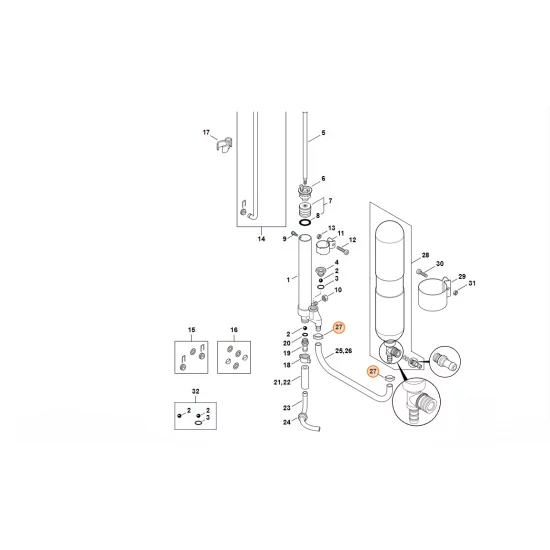 STIHL  Taśma zaciskowa 15-18 0797 180 1414
